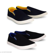 Pack of 2-2s combo shoes for men| black red-blue black- t blue combo shoes in color| comfortable and walking shoes for men
