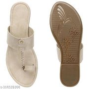 stylish flats for women Cream