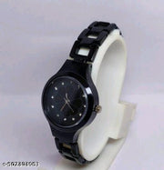 Best Quality Ethnic Embossed Designer Shine Round Dial Watches for Girls