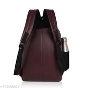 PERFECT GENIUS Multi-Purpose Leather Foam Backpack | School & Office Bag for Men & Women