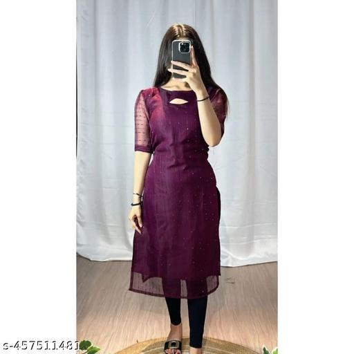 SEQUINEED KURTI