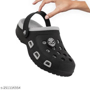 BK-GREY Light weight clogs For kids