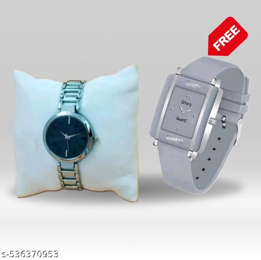 pg creation- two combo women/girl watch pack of 2