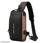 CLASSY FASIONABLE GOOD LOOKING BUSSINES USB PORTAL SHOULDER BAG WAIST USB MULTICOLOURED SLING SHOULDER BAG WITH USB PORT ADVANCE BUSINESS BAG