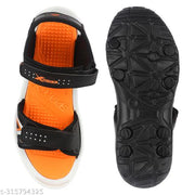 XDOX Men Black Casual Sandal