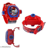 24 Images Unisex Kids Spider PVC Rubber Plastic Digital Wrist Projector Watch with Spiderman Unique Projector Digital Toy Watch for Kids - Good Return Gift ₹189