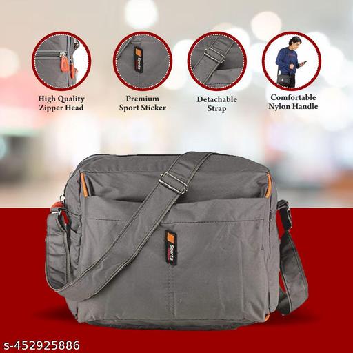 Unisex Sling Bag | Cross Body Multipurpose Hand Bag | Sling Bag For Men & Women | Slim Bag for Office, Cash, Business Collection, Travelling | Sling Bag (Pack of 1)