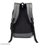 Satellite Unisex Lightweight 30L Casual Laptop Backpack - Solid Black, Water-Resistant, Fits Up to 15.6 Inches laptop.