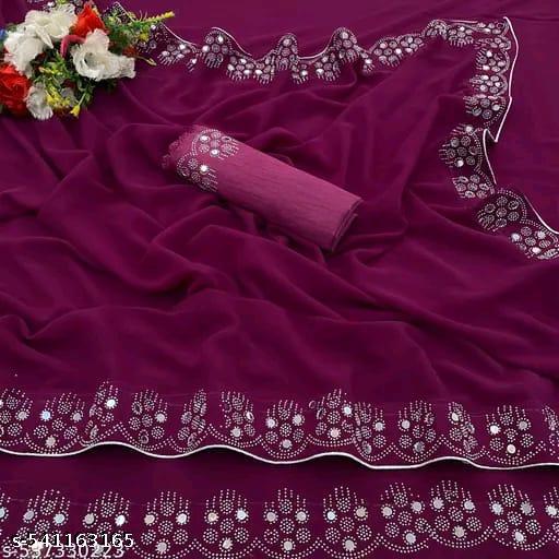 women party wear work saree