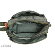 Men & Womens Cross Body Travel Sling Bag || Nylon Sling Bag || Cross Body Utility || Travel Bag || Office Business Messenger Bag || One Side Shoulder Bag for Men and Women Unisex || (Pack Of 2)