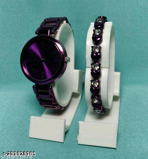Alluring Stainless Steel Kadi Belt Analog Women Watches