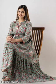 GOWN/long suit/velvent anarkali suit/ gown for women/umbrella all top/umbrella long  top