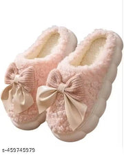 Winter Furry Cotton ladies Slippers Stylish Women Chappal Foam Soft Girls Slippers Plush Slides Fluffy Warm Comfortable & trendy Chappal