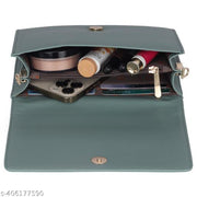 adjustable 5 zipper pocket with card holder premium stylish leather sling bag