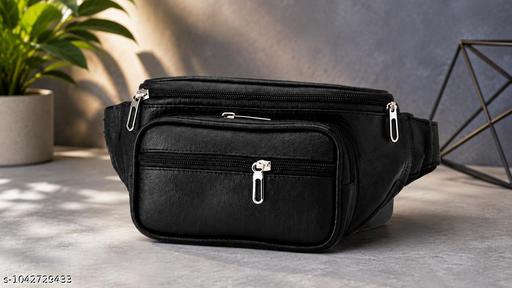 shopping, walking, cycling, gym, office, and everXyday use. The sleek black design gives a modern and trendy look while offering enough space for your important items. Key Features Premium quality leather-look material