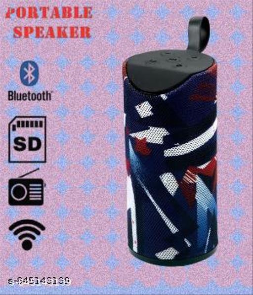 QUXXA TG-113 Best Bluetooth Wireless Speaker for DJ Party, Outdoor, Bedroom with Great Sound, Super Bass, Portable, Rechargeable Supports TF/USB/Pen Drive/AUX (Multi-Color)