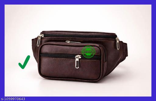 Waist bag,High-quality, durable PU leather (water-resistant and easy to clean).