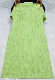 Khadi Cotton Green Kurti For Women