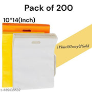 CARRY CLOUD Eco-Friendly Non-Woven D-Cut Bags: Celebrate in Style, Lightweight carry bags (Pack of 200)