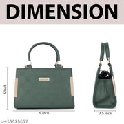GRAADA Synthetic Leather Casual Design Shoulder Crossbody Handbag For Women