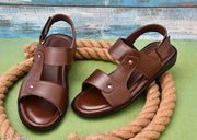 MOSHTO MEN Black Brown  sandal for men