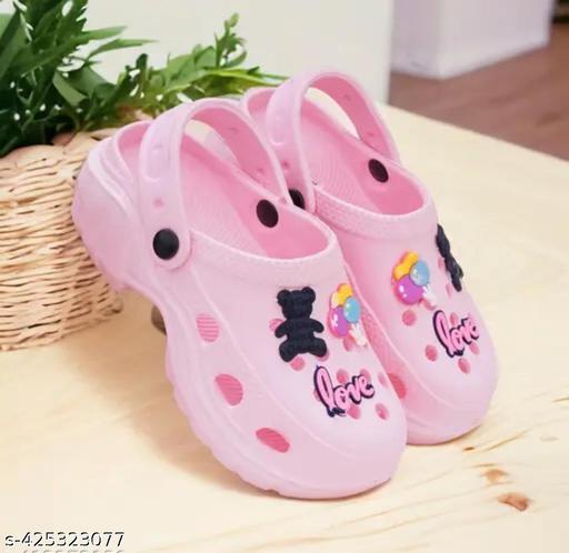 Stylish and trendy clogs with cartoon character