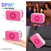 DPM Portable LED Sound Speaker with USB Charging