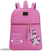 Elegant Stylish Women Backpack | Printed School & College Bag for Girls | Lightweight Casual Travel Laptop Backpack