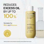Bare Anatomy Oil Control Shampoo | Sulphate & Paraben Free | Reduces Excess Oil by Up to 100% | Salicylic Acid + Hyaluronic Acid + Tea Tree | Suitable for Oily Scalp & Dry Ends | For Women & Men |