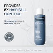Bare Anatomy Anti-Hair Fall Shampoo | Provides 5x Hair Fall Control | pH 4.6 | Adenosine & Peptides | Strengthens Weak Roots & Reduces Breakage | Sulphate & Paraben Free | Unisex |