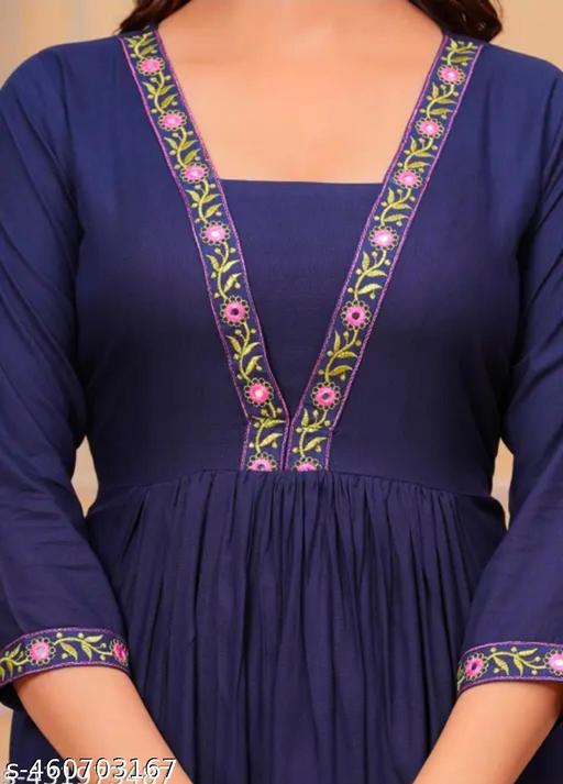 ASHA  TEXTILES  cotton Fastival  Embroidery  kurti