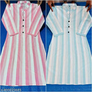 “Women Cotton Kurti Combo Set – Pack of 2 | Daily Wear Kurti Combo | Trending Kurti Set”