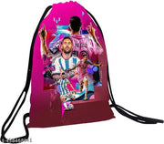 Havencraft Printed Drawstring Backpack Dori Bag Small Bag Gym Bag for Everyday Use 12L Backpack