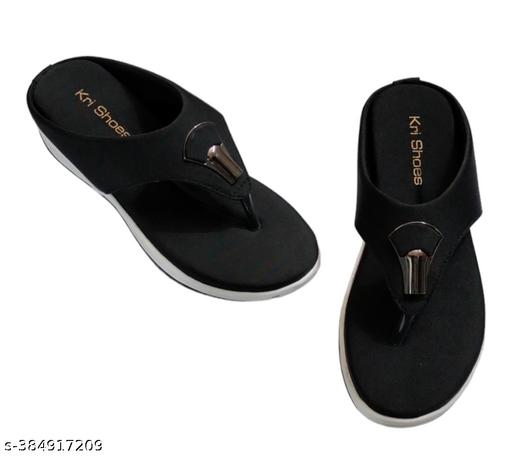 letest casual woman  black wedges
