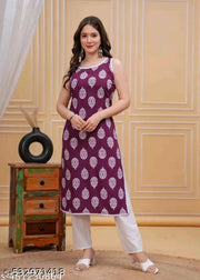 Designer sleeve less kurti