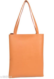 Trendy Women's Brown Leather Handbag
