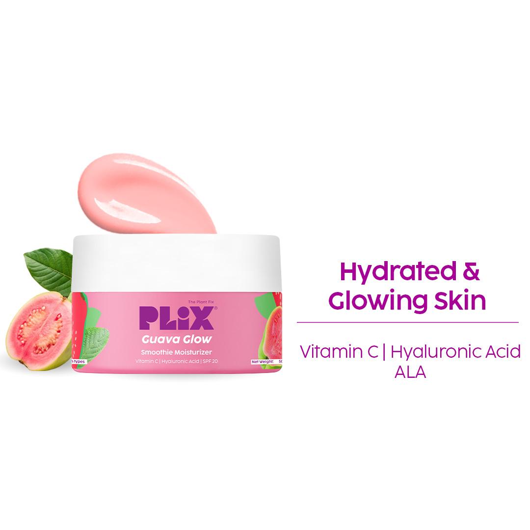 Plix Glowing Skin with Guava Glow Vitamin C Moisturizer – 50 g