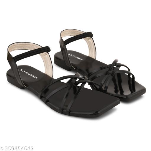 Women's Fancy Wedding Embroidery Kolhapuri Stylish Casual Flat Sandals, Ethnic Chappals for Party & Occasions