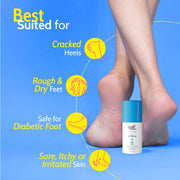 Chemist At Play 20% Urea Hydrating Foot Roll-On for Cracked Heels & Diabetic Foot - 50 gm | Pack of 2