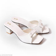 Women's Stylish Block Heels Sandal And Slipper For College Girls