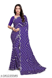 Trending bollywood Crepe Lehriya sarees