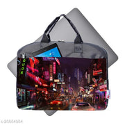 My Fav City Street Office Laptop Bag Briefcase 15.6 Inch for Women and Men