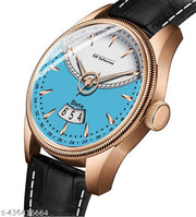 Watch for man |Analog Quartz Movement Men's Watch |Long Battery Life Double Push Safety Clasp Watches for Boys