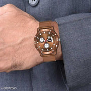 BOLUN Bolun Pack Of Two Pu Belt Attractive Look Analog Watch