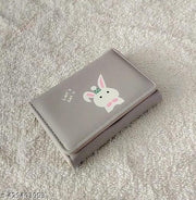 Many Beautiful Printed  Cute Small Girls Women Wallet Tri-folded  many More printed Wallet,1pc