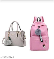 Handbag & backpack Set (Pack Of 2)