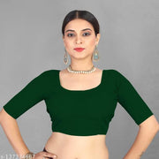 georgette green Saree with blouse