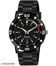 BEST QUALITY BEST PRICE Classy Analogue Black Dial Tranding Pu Belt Watches For Men Boys