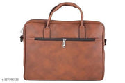 swastik voguish stylish lether mens red messanger  bag