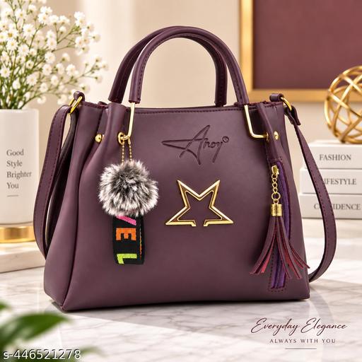 AROY Pu Leather Handbag For Women's